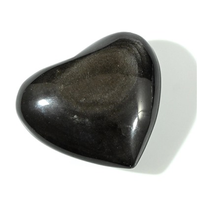 Сердце из обсидиана радужного 70*62*31мм, 152г