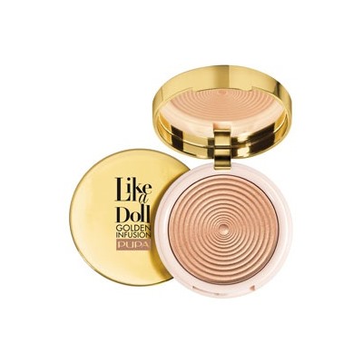 PUPA 050046002 LIKE A DOLL GOLDEN INFUSION Иллюминатор д/лица 002 бронза NEW!!