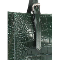 Сумка женская натуральная кожа JRP-8800,  3отд,  2плеч/рем,  зеленый 257357