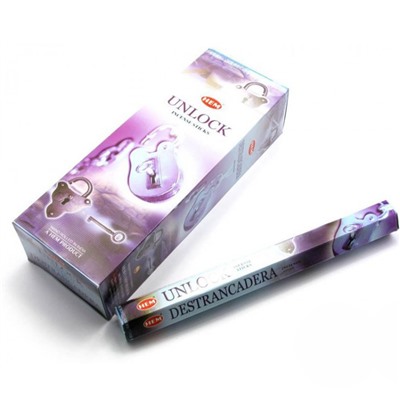 Hem Insense Sticks UNLOCK (Благовония ОСВОБОЖДЕНИЕ, Хем), уп. 20 палочек.