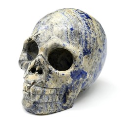 Череп из лазурита 90*64*75мм, 659г