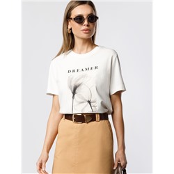 Футболка из премиального хлопка с авторским принтом