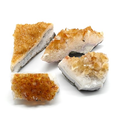 Друза цитрин 50*35*30мм, 70-79г, (L)