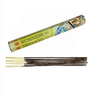 Hem Incense Sticks BUSINESS (Благовония БИЗНЕС, Хем), уп. 20 палочек.