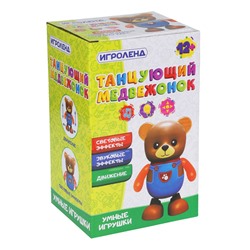 ИГРОЛЕНД Игрушка в виде танцующего медвежонка, свет, звук, движ.