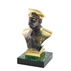 Композиция из бронзы на камне "Сталин" 54*48*93мм