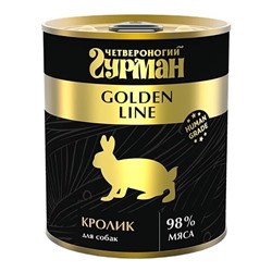 Четвероногий Гурман Голден для собак Кролик, 340г АГ
