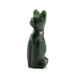 Кошка из нефрита 28*30*85мм, 107г