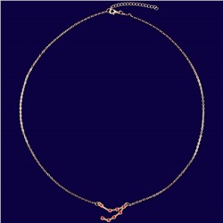 Подвеска созвездие КОЗЕРОГ (рубиновый), Giftman, 1 шт.