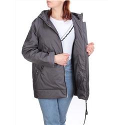GWC21028P DARK GRAY Куртка демисезонная женская (100 гр. синтепон) PURELIFE размер 52 российский