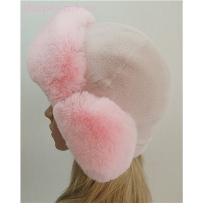 Нон-стоп иск.мех Ушанка женская (56-58)