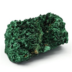 Малахит плисовый сувенирный 77*50*38мм, 195г