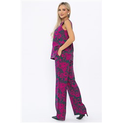 Костюм Стильный акцент (малиново-зеленый) К13906-25М