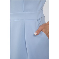 Платье с карманами Утренняя роса (голубое) П14370-16М