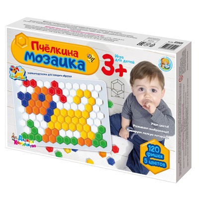 Мозаика из пластика «Пчелкина» (120 элементов)