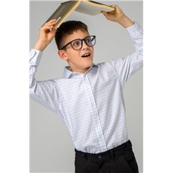 Рубашка для мальчика в клетку с длинным рукавом Happyfox
