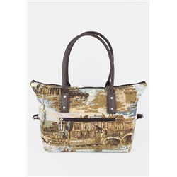 Сумка из гобелена вместительная №1407