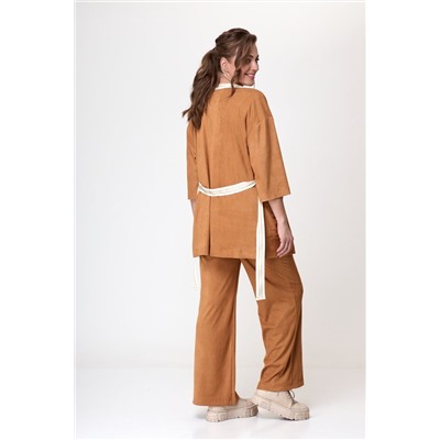 Michel chic 1315 рыжий, Кардиган,  Брюки,  Майка