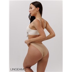 Бесшовные трусы слипы Lingeamo бежевый ВР-01 (4)