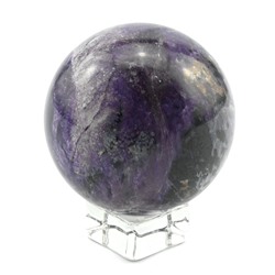 Шар из чароита, диаметр 79мм, 700г