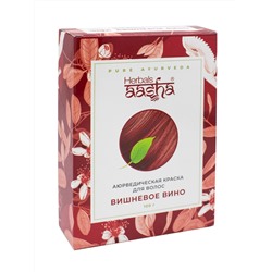 Аюрведическая краска для волос ВИШНЁВОЕ ВИНО, Aasha Herbals, 100 г.