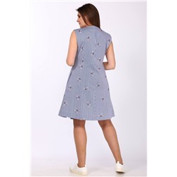 Lady Style Classic 1278 синий_с_розовым, Платье