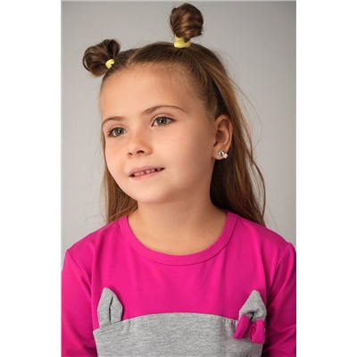 Хлопковое платье для девочки Happyfox