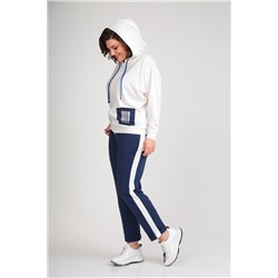 Michel chic 1328 синий-белый, Брюки,  Джемпер