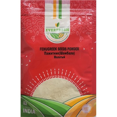 FENUGREEK SEEDS POWDER, Everfresh (ПАЖИТНИК (Шамбала) МОЛОТЫЙ, Эверфреш), 100 г.