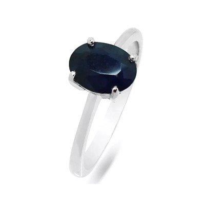 Кольцо из серебра сапфир корунд, SL-RIC51-1
