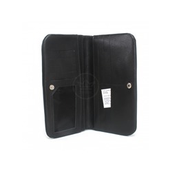 Портмоне мужское Croco-ПР-804 натуральная кожа 3 отд,  11 карм,  черный галант (209)  234520