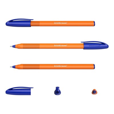 Авторучка шар. син. Erich Krause Orange U-108 (выпис.по 2шт.) 47582