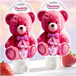 Крем для рук парфюмированный Клубничный Медвежонок Sadoer, 55 гр.