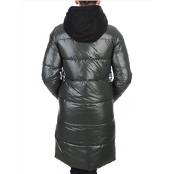 2193 DARK GREEN Куртка зимняя женская AIKESDFRS (200 гр. холлофайбера) размер  M - 44 российский