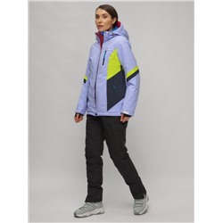 Горнолыжный костюм женский фиолетового цвета 02201F