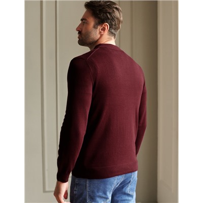 Джемпер-поло из хлопка с нейлоном