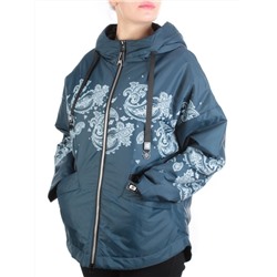 ZW-2312-C AQUAMARINE Куртка демисезонная женская BLACK LEOPARD (100 гр.синтепон) размер 52
