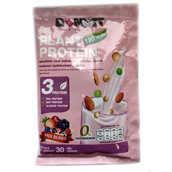 Plant Protein MIX BERRY, Donutt (Растительный протеин с ягодным вкусом, Донатт), саше 30 г.