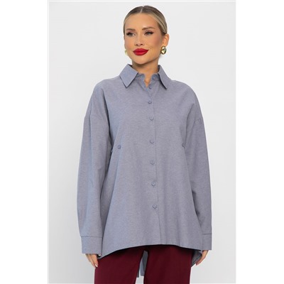 Рубашка Свободное падение (серая) Б14193-5М