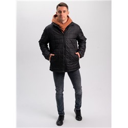 Куртка с воротником черный