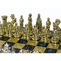 Шахматы с металлическими фигурами "Мария Стюарт" 450*450мм.