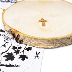 Выжигание на спиле дерева с картинками