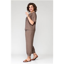 Michel chic 1337 коричневый, Брюки,  Жакет