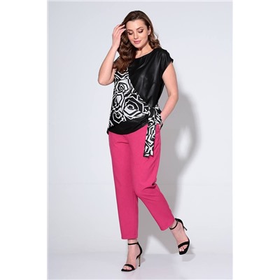 Liona Style 829 фуксия, Брюки,  Блуза