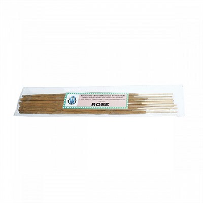 ROSE Ramakrishna's Natural Handmade Incense Sticks (РОЗА натуральные благовония ручной работы, Рамакришна), 20 г.