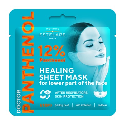 Doctor PANTHENOL Восстанавливающая тканевая маска на нижнюю часть лица  12г