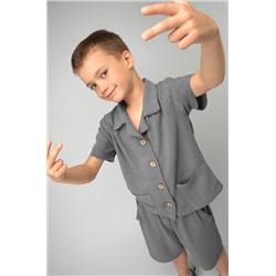 Льняной костюм для мальчика Happyfox