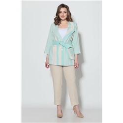 Anna Majewska 1436 зеленый, Брюки,  Жакет