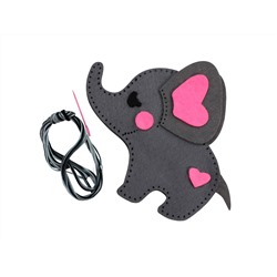 Мягкая игрушка из фетра «Слоник» своими руками