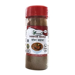 SAMBHAR MASALA, Karmeshu (Смесь специй САМБХАР МАСАЛА (ДЛЯ СУПА), Кармешу), баночка с дозатором, 50 г.